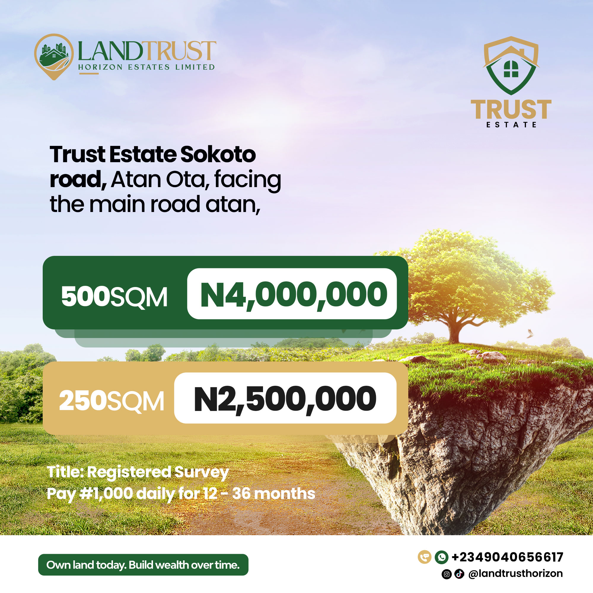 Trust Estate, Atan Ota, Sokoto Road